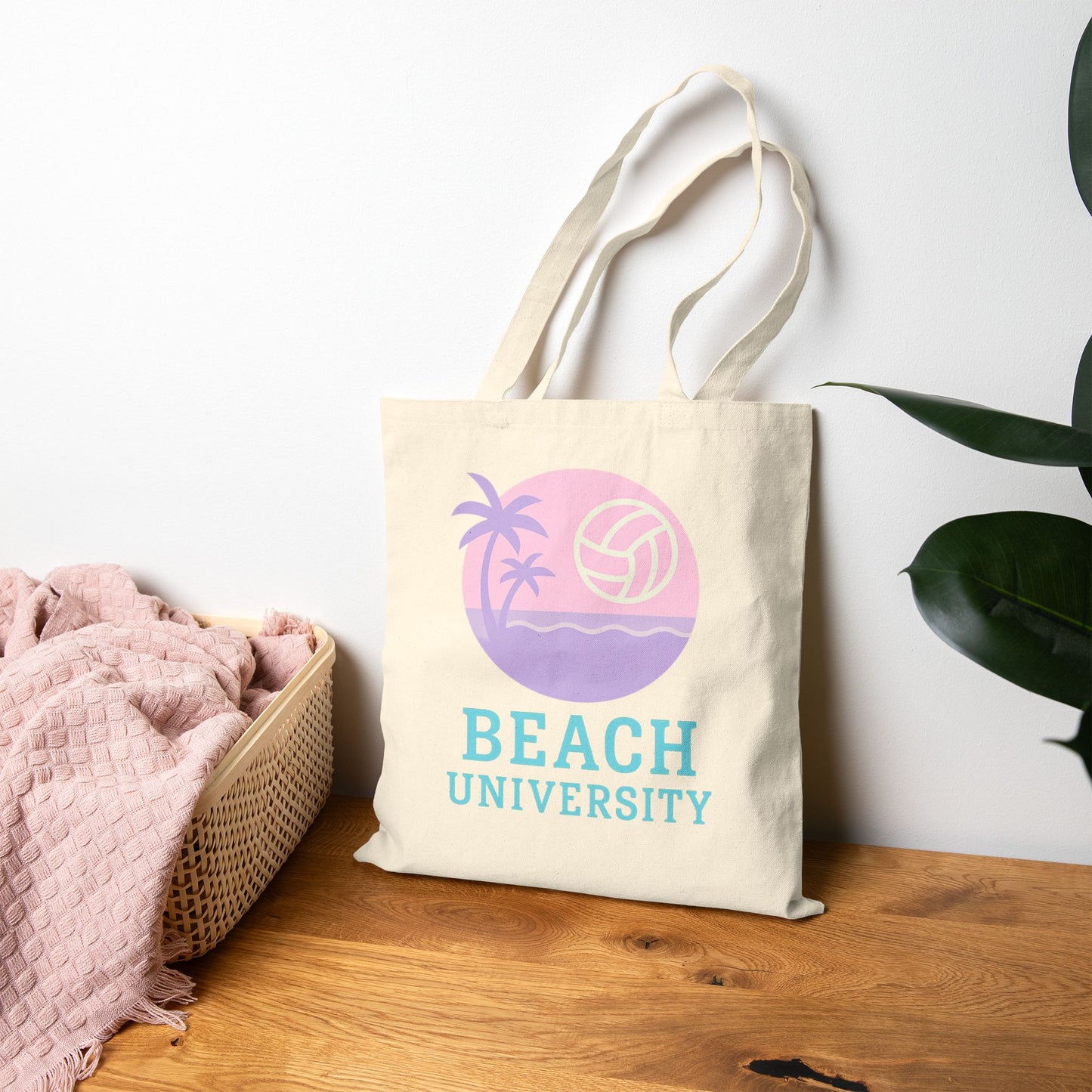 Beach University Tote Bag